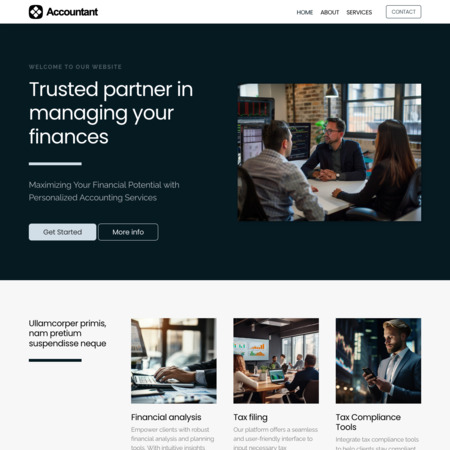 Accountant Website Template (5)