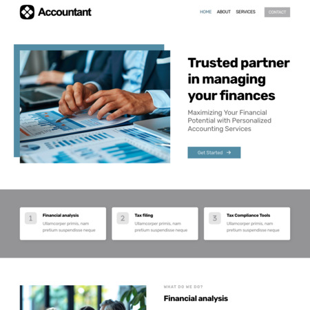Accountant Website Template (1)