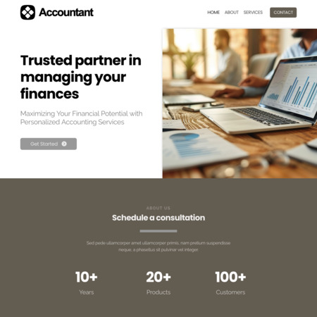 Accountant Website Template (7)