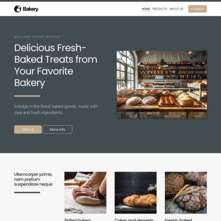 Bakery Website Template (5)