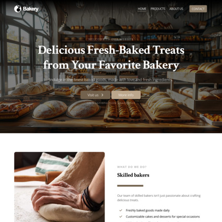 Bakery Website Template (2)