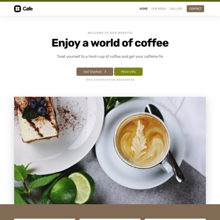 Cafe Website Template (4)