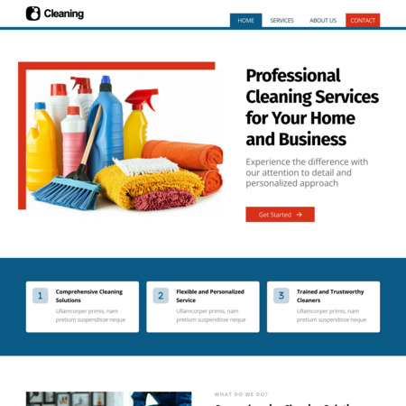 Cleaning Service Website Template (3)