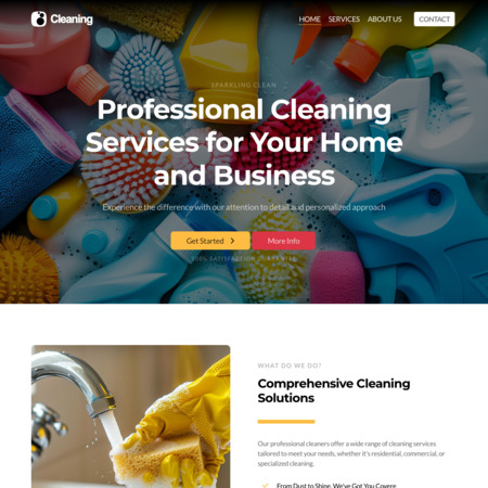 Cleaning Service Website Template (1)