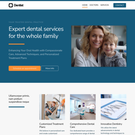 Dentist Website Template (7)