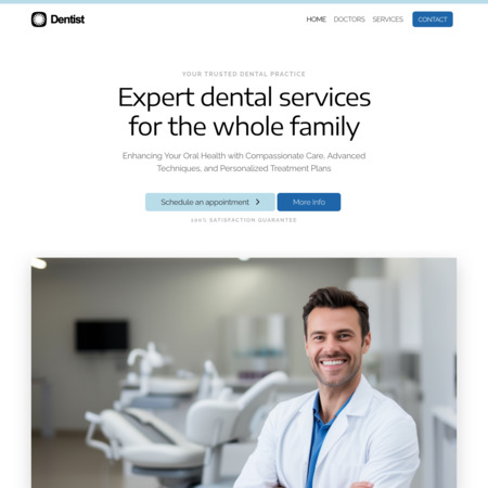 Dentist Website Template (1)