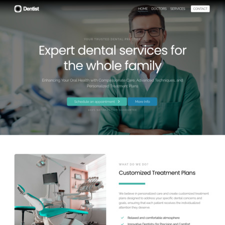 Dentist Website Template (3)
