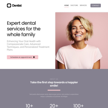 Dentist Website Template (4)