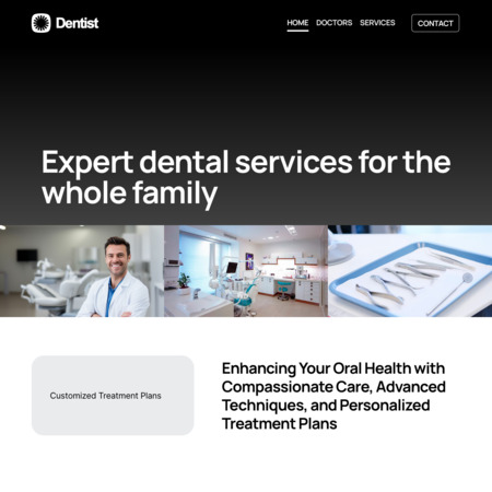 Dentist Website Template (2)
