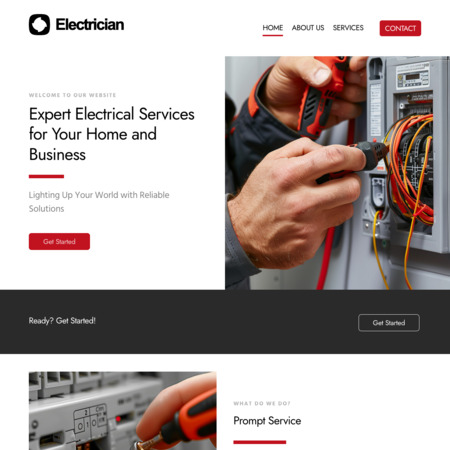 Electrician Website Template (4)