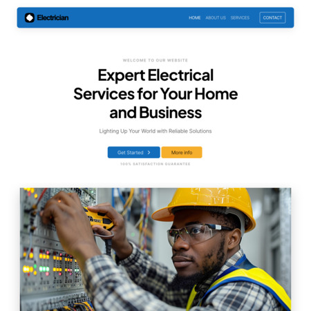 Electrician Website Template (2)