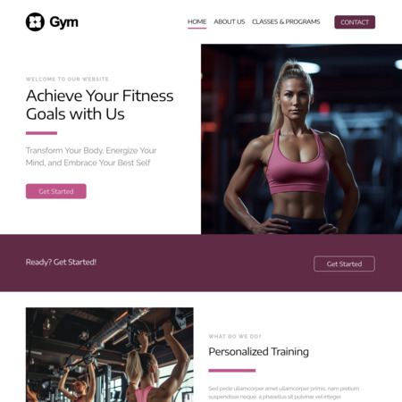 Gym Website Template (7)