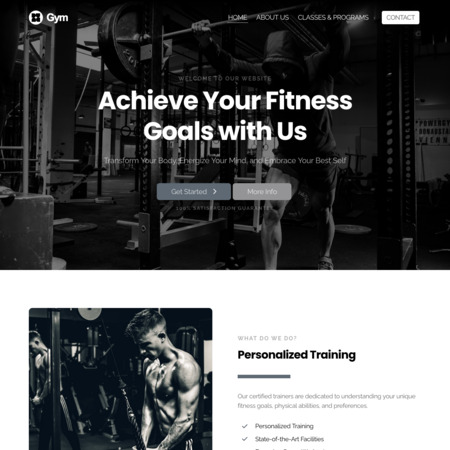 Gym Website Template (1)