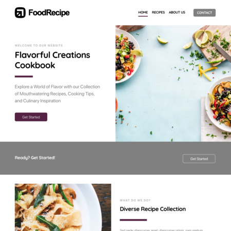 Food Recipe Website Template (4)