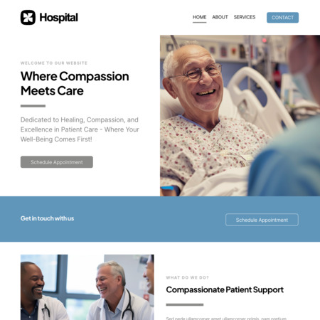 Hospital Website Template (3)