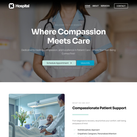 Hospital Website Template (2)