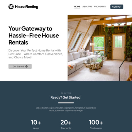 House Renting Website Template (2)