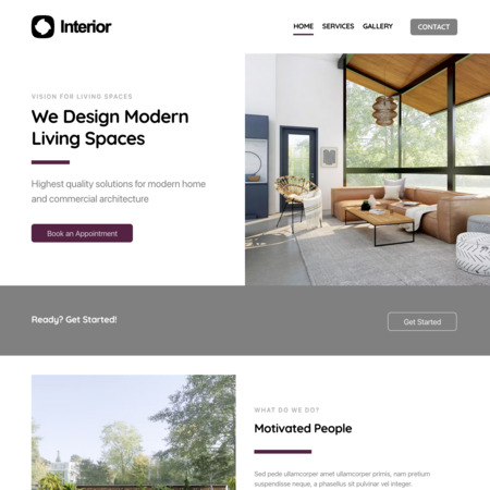 Interior Design Website Template (6)