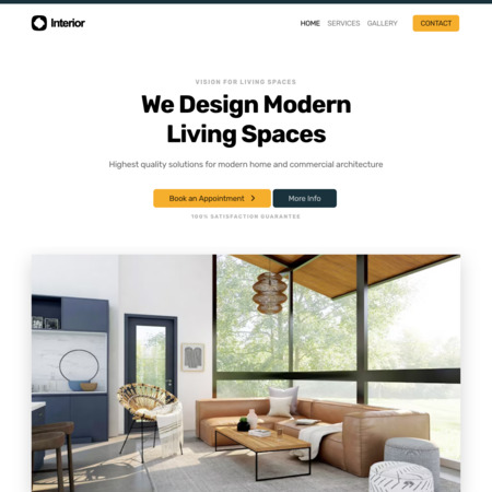 Interior Design Website Template (3)