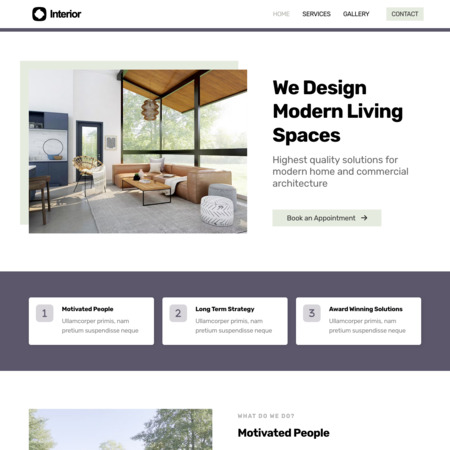 Interior Design Website Template (5)