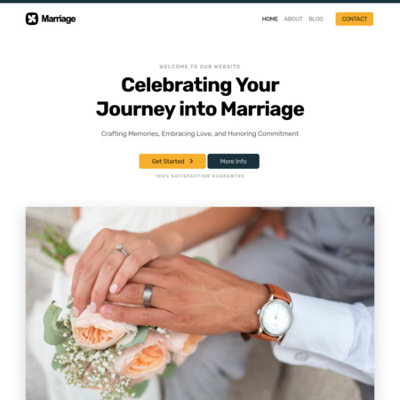 Marriage Website Template (1)