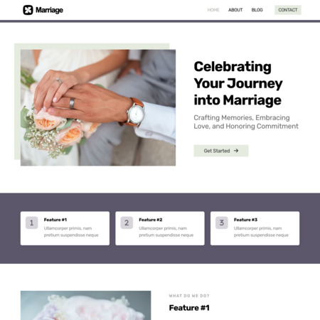 Marriage Website Template (7)