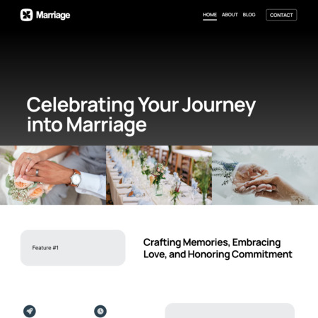 Marriage Website Template (2)