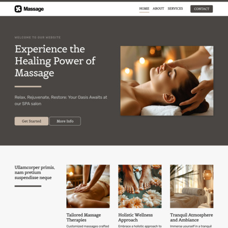 Massage Website Template (7)