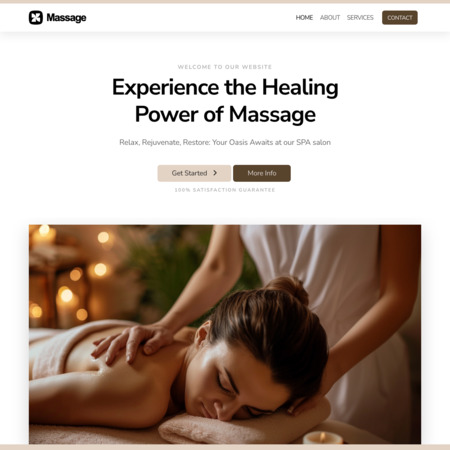 Massage Website Template (1)