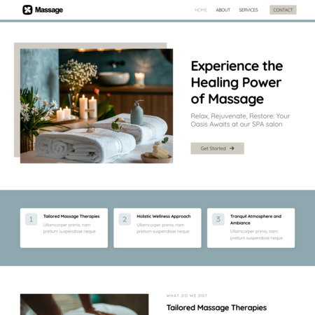 Massage Website Template (4)