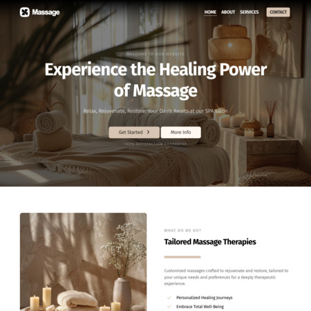 Massage Website Template (6)