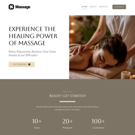 Massage Website Template (2)