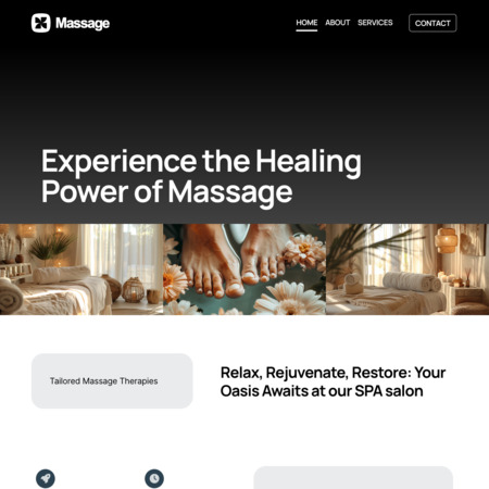 Massage Website Template (5)