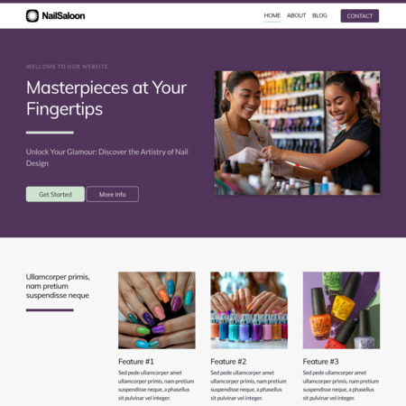 Nail Saloon Website Template (5)