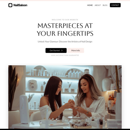 Nail Saloon Website Template (7)