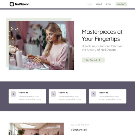 Nail Saloon Website Template (6)