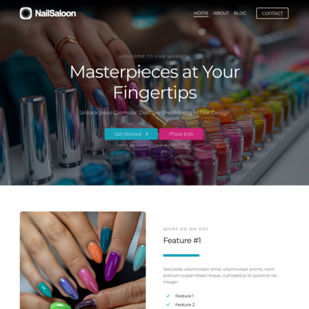 Nail Saloon Website Template (3)