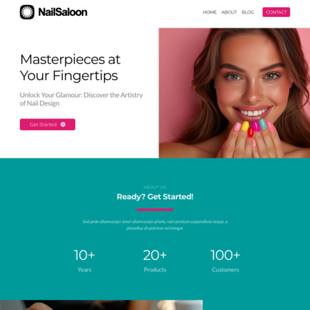 Nail Saloon Website Template (1)