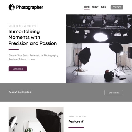 Photographer Website Template (4)