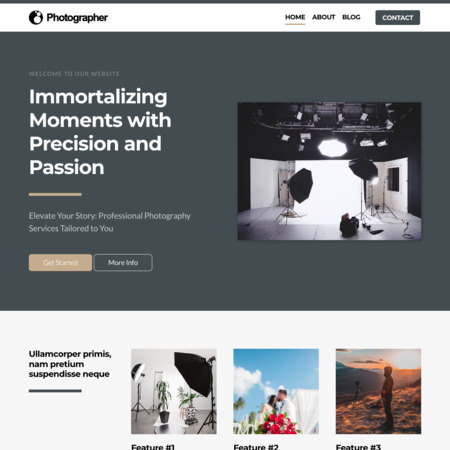 Photographer Website Template (3)