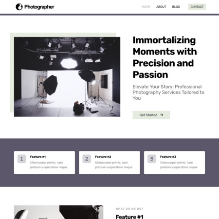 Photographer Website Template (7)