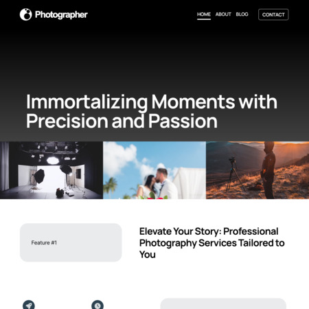 Photographer Website Template (2)