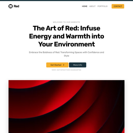 Red Website Template (6)