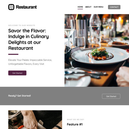 Restaurant Website Template (3)