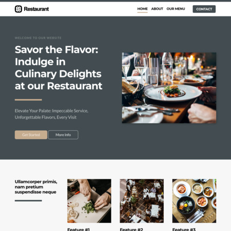 Restaurant Website Template (2)