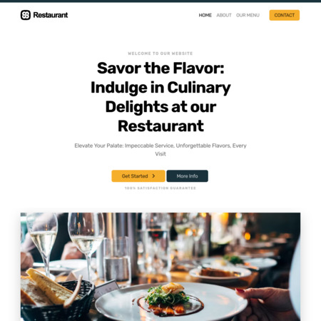 Restaurant Website Template (1)