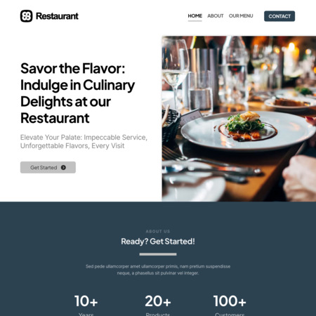 Restaurant Website Template (4)