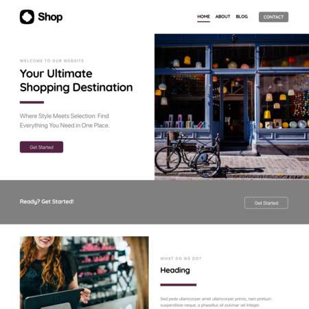 Shop Website Template (4)