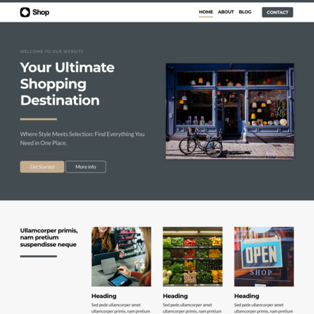 Shop Website Template (3)