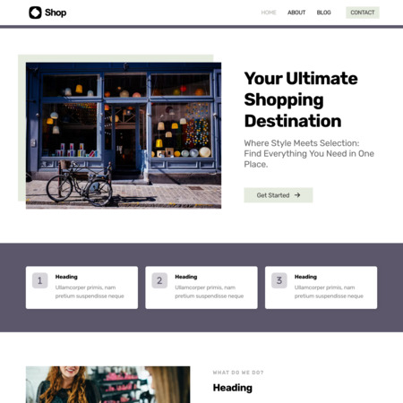 Shop Website Template (2)